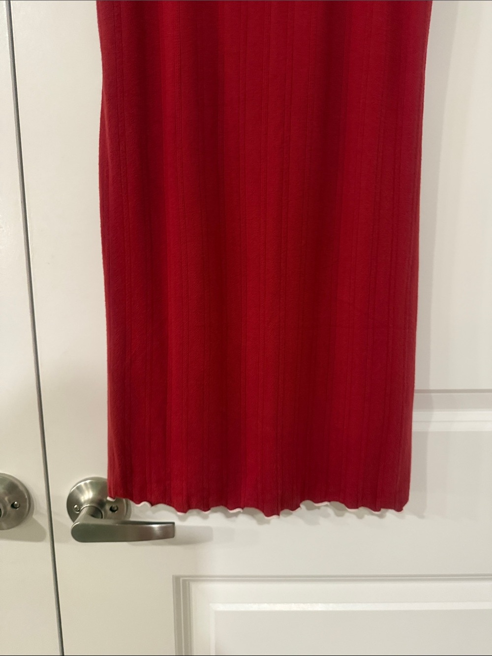 Abercrombie & Fitch Red Ribbed Tank Nightdress - Picture 9 of 13